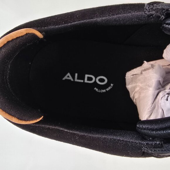 ALDO Finespec Low Top Sneaker Men's Size US 9.5 Pillow Walk Black - Picture 5 of 12